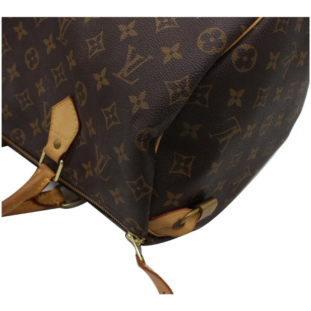 LOUIS VUITTON  Speedy 35 Monogram Canvas Satchel Bag Brown - Picture 6 of 12